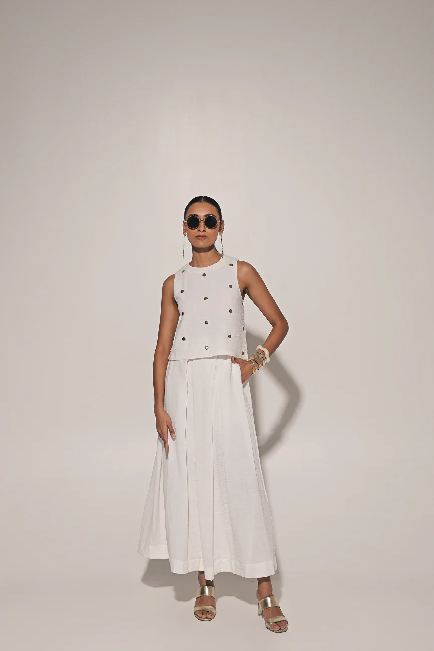 Hikari top with elan skirt